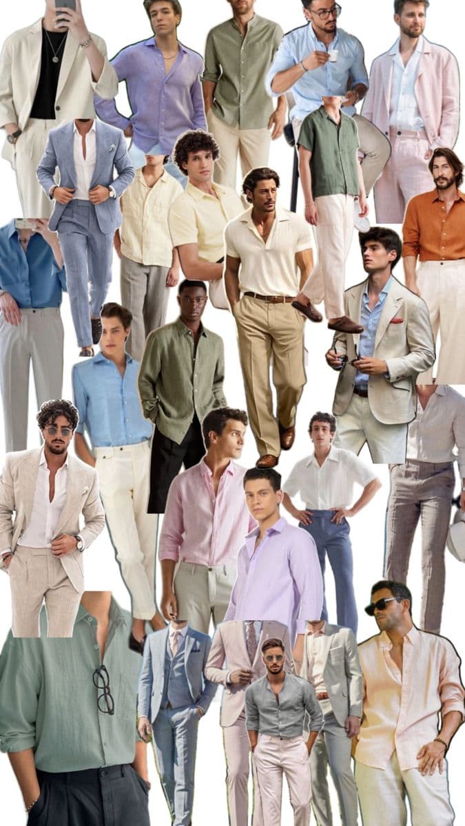Warm-weather outfit inspiration for an outdoor celebration