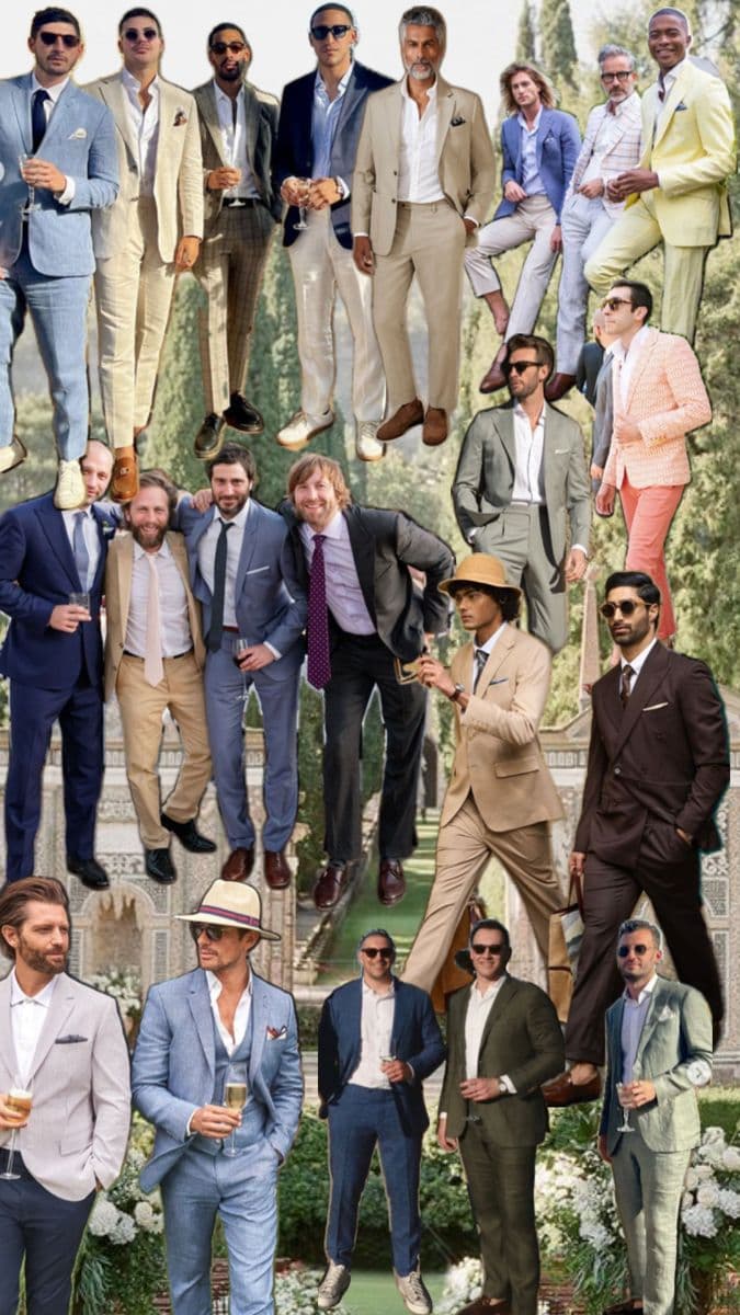 Warm-weather outfit inspiration for an outdoor celebration